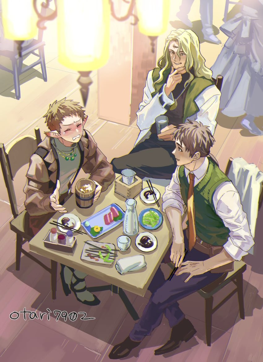 bowman jean, noel chandler, and ernest raviede (star ocean and 1 more) drawn by indesign