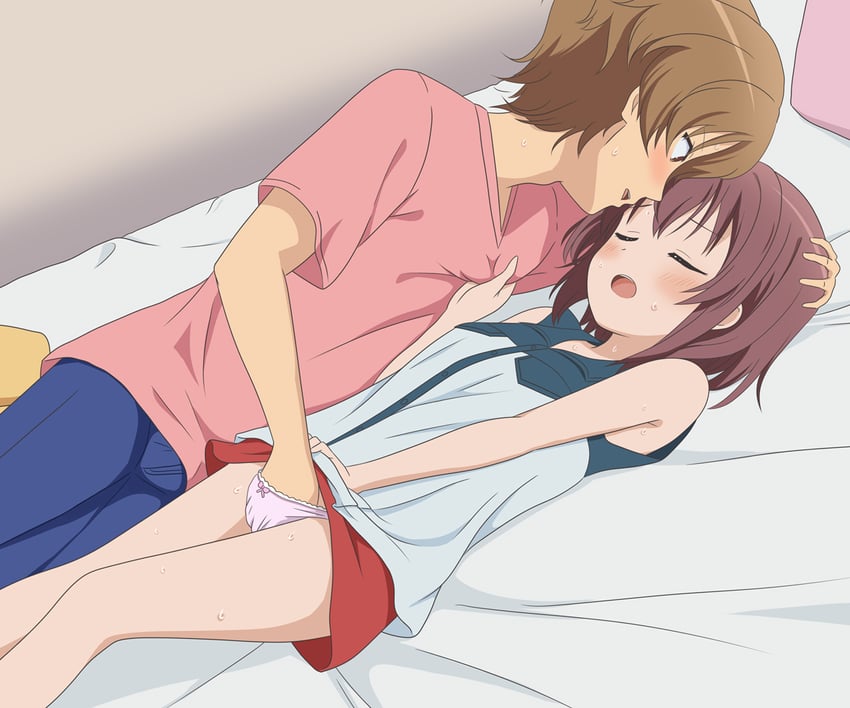 komiya nonoka and mizusaka souta (sora no method) drawn by hanabikawa_alice