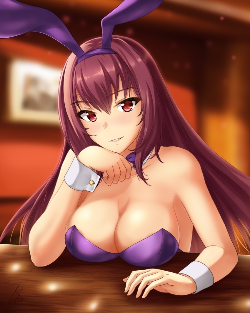 scathach (fate and 1 more) drawn by rj_xiii