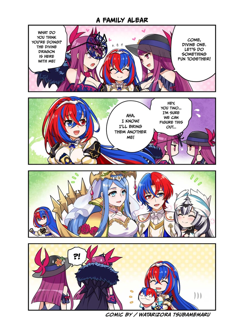 female alear, ivy, male alear, sommie, veyle, and 1 more (fire emblem and 2 more)