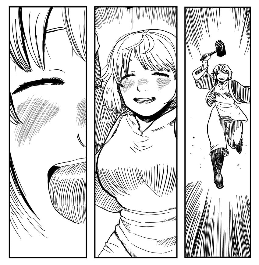 falin touden (dungeon meshi) drawn by oniki7876