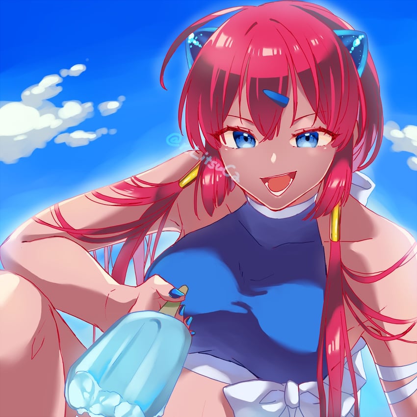 anise azeat (galaxy angel and 1 more) drawn by ritsu_(r_litsuca)