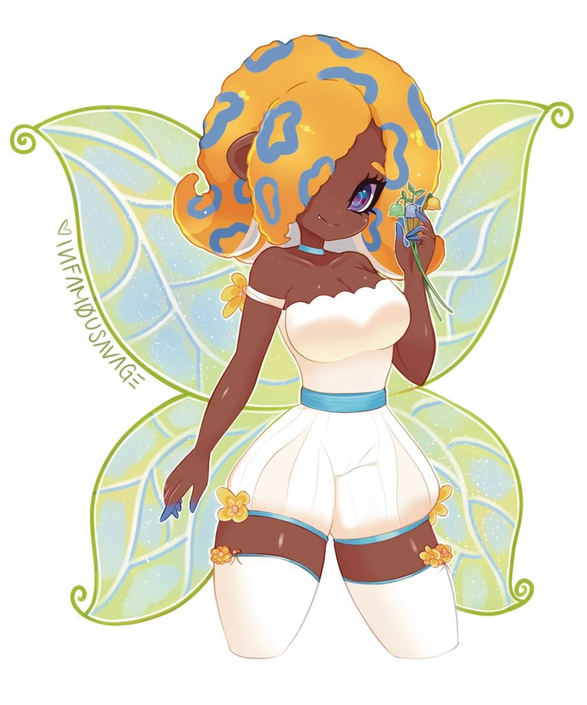 tao blu (splatoon and 1 more) drawn by infamousavages