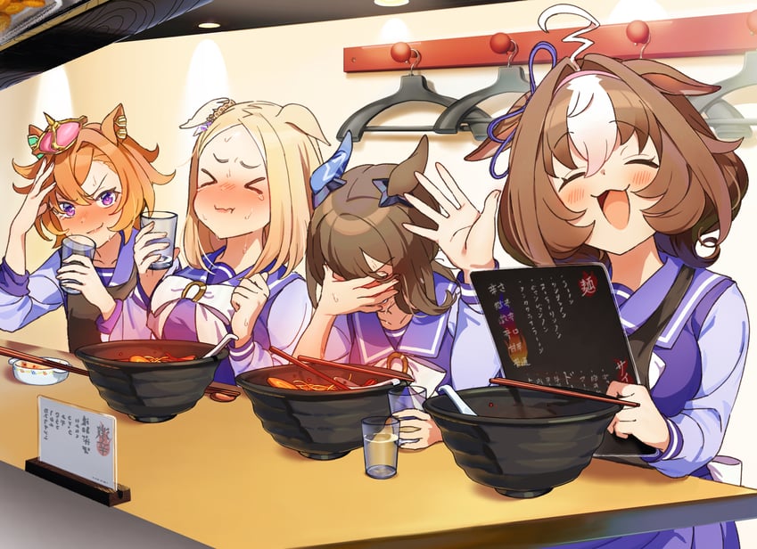 admire vega, t.m. opera o, meisho doto, and narita top road (umamusume) drawn by koushikitarou_(oisiine8931)