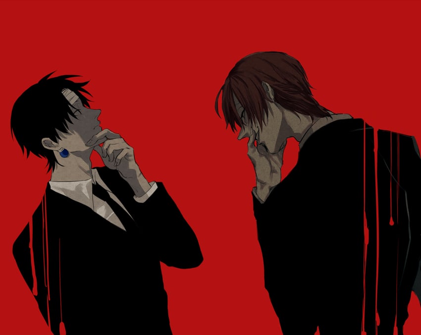 hisoka morow and chrollo lucilfer (hunter x hunter) drawn by marumeco8