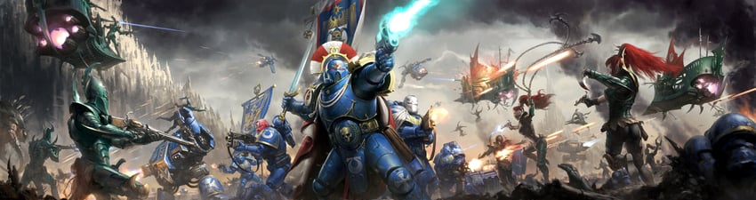 adeptus astartes (warhammer 40k and 1 more) drawn by darren_tan