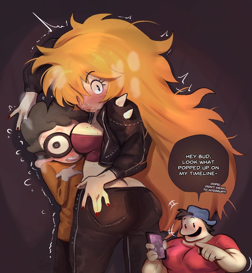 tiger, nerd, and jock (nerd and jock) drawn by mahmapuu