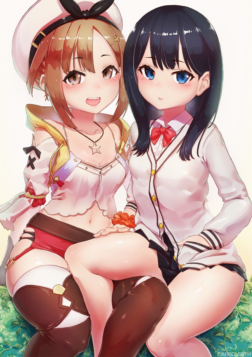 takarada rikka and reisalin stout (atelier and 4 more) drawn by carbon12th
