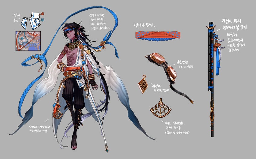 male mage and swift master (dungeon and fighter) drawn by kim_hana