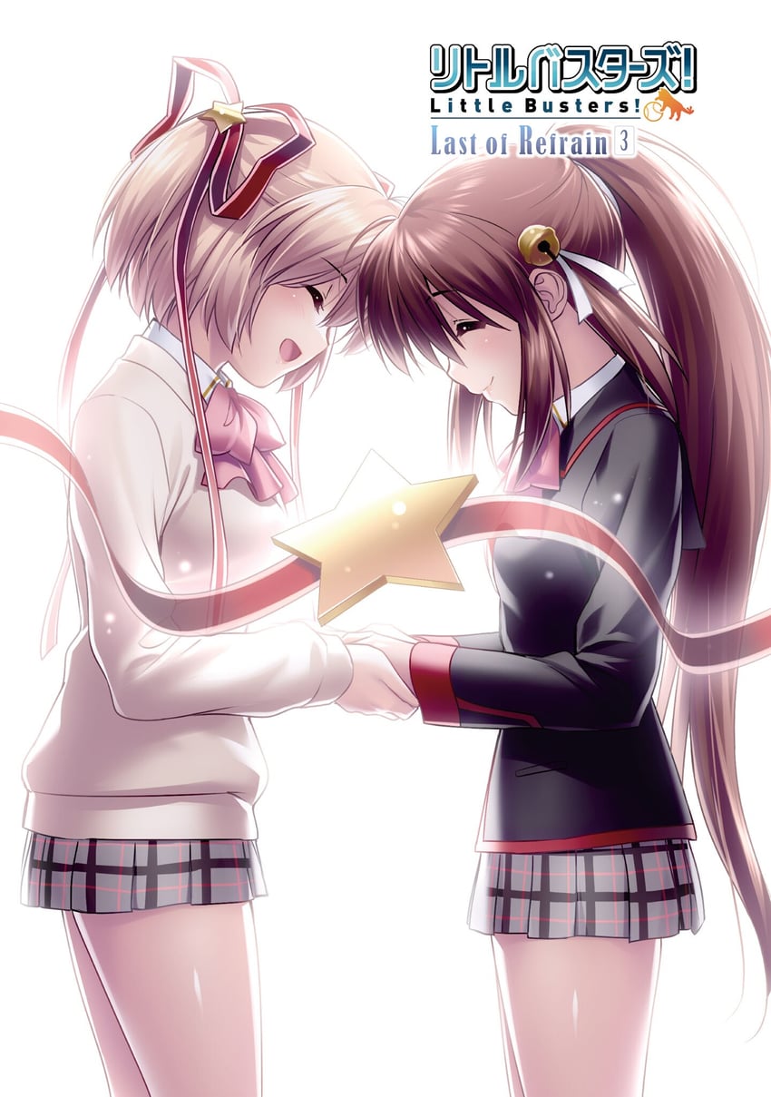 natsume rin and kamikita komari (little busters!) drawn by zen_(kamuro)
