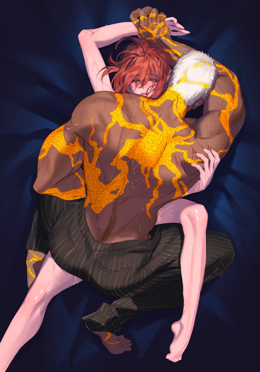 fujimaru ritsuka and emiya alter (fate and 1 more) drawn by shinkaifuyuki