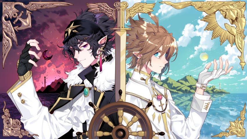 ray and anmicius (aotu world) drawn by jokerplaner