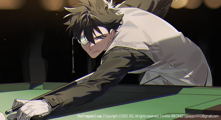 kuroba kaito (meitantei conan and 1 more) drawn by kidkuroba4869