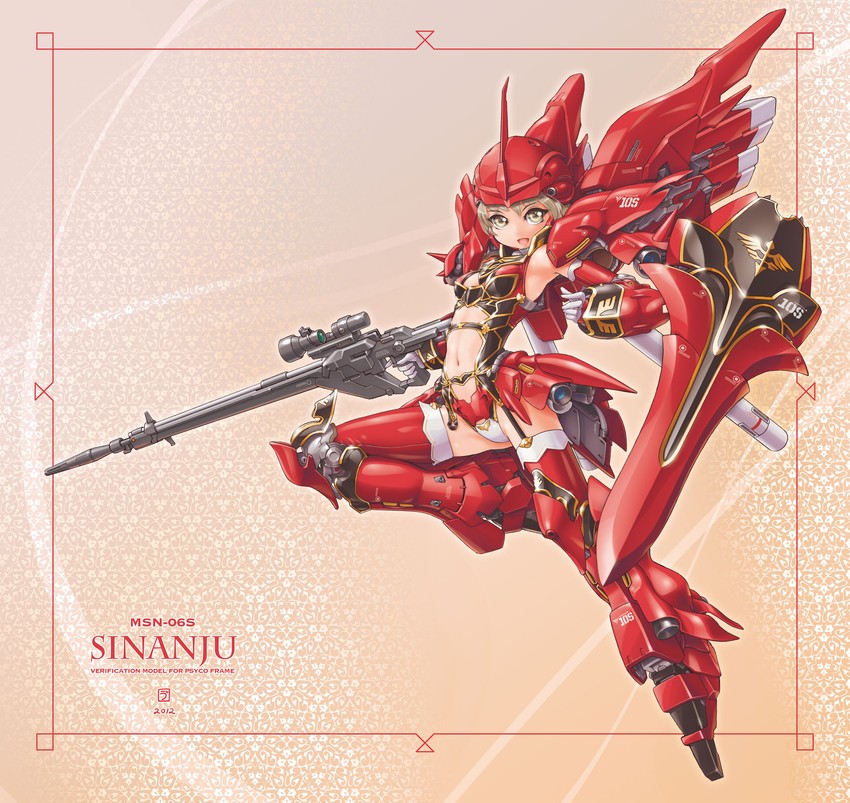 sinanju (gundam and 1 more) drawn by uni_tenten