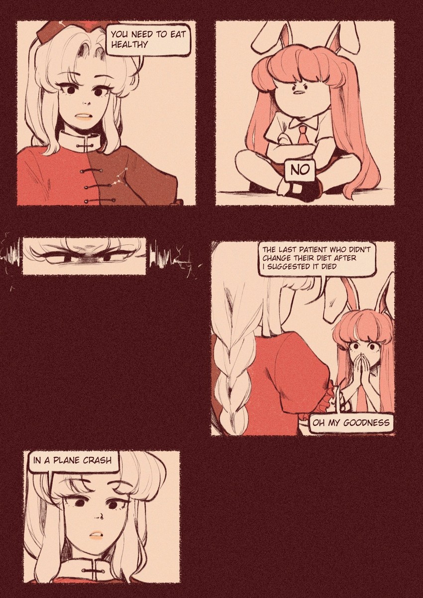 reisen udongein inaba and yagokoro eirin (touhou) drawn by pixie_(milkywaypixies)