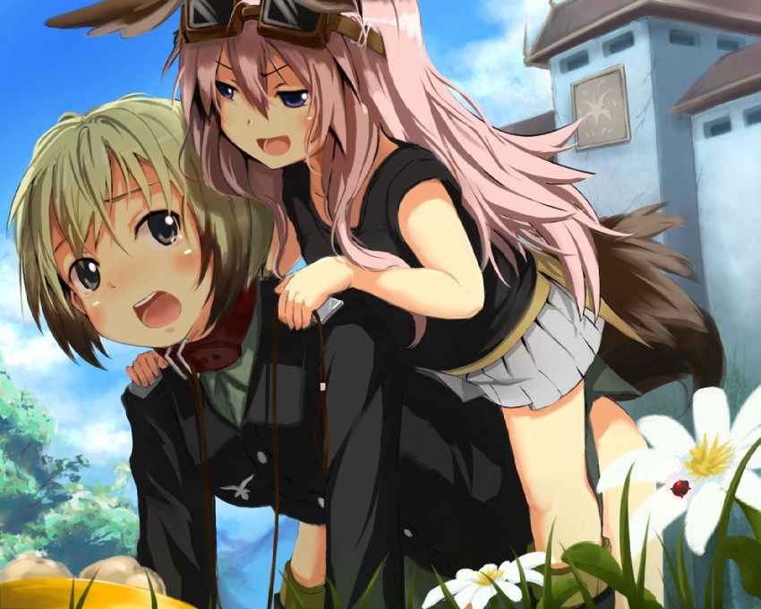 erica hartmann and hanna-justina marseille (world witches series and 2 more) drawn by nemo_(piisukun)