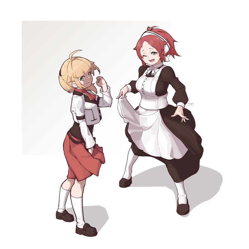 norn greyrat and aisha greyrat (mushoku tensei) drawn by shuwei_(world2012102)
