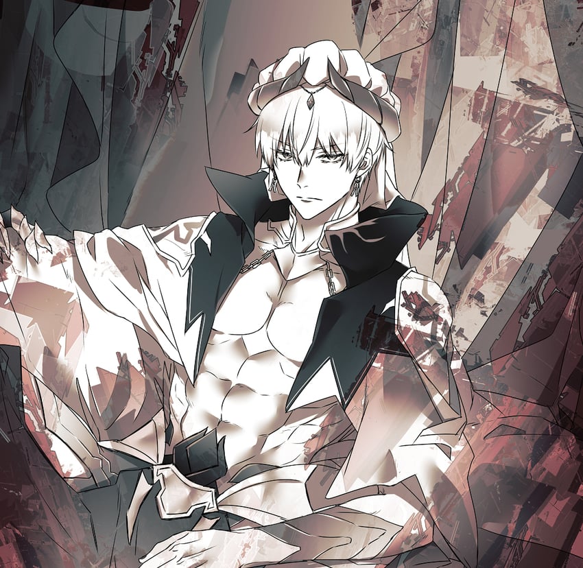 gilgamesh (fate and 1 more) drawn by yoda_(hry)