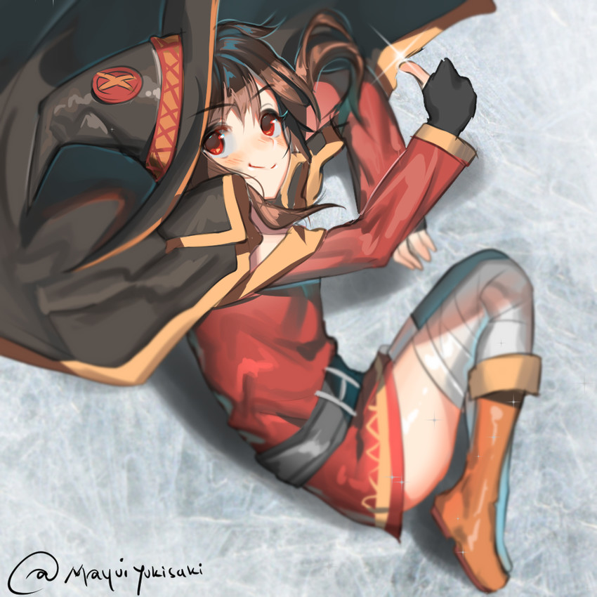 megumin (kono subarashii sekai ni shukufuku wo!) drawn by yukisaki_mayui