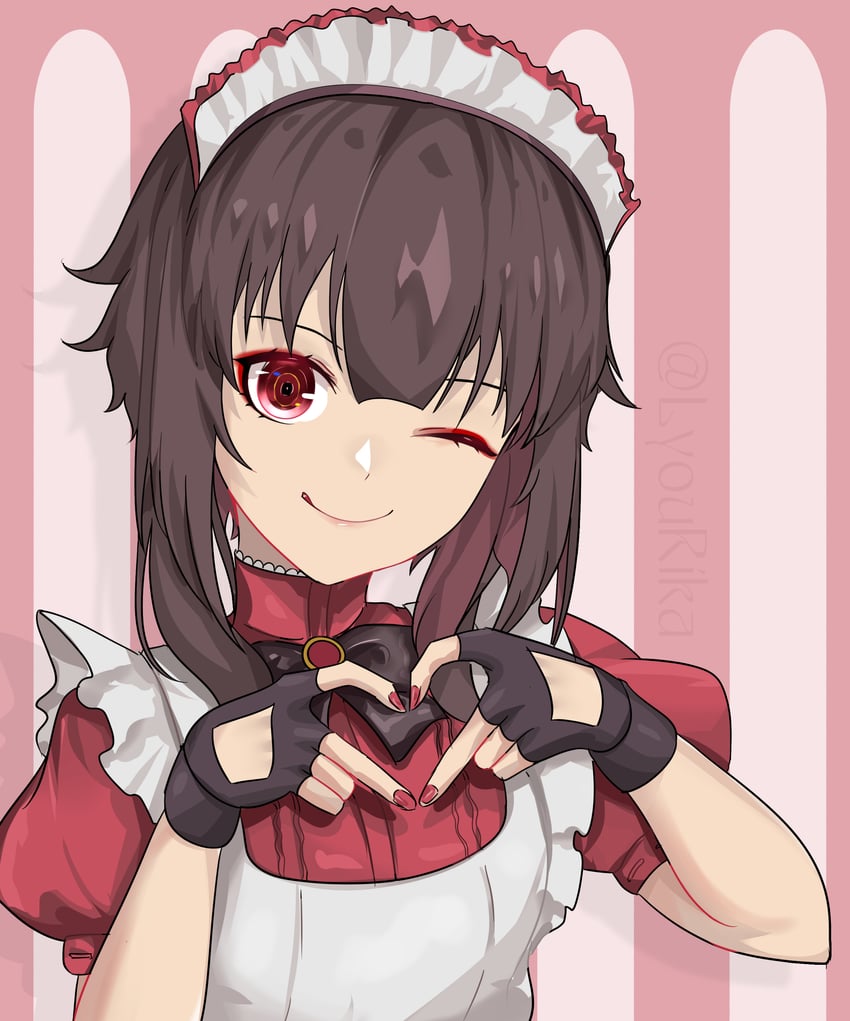 megumin (kono subarashii sekai ni shukufuku wo!) drawn by lyourika