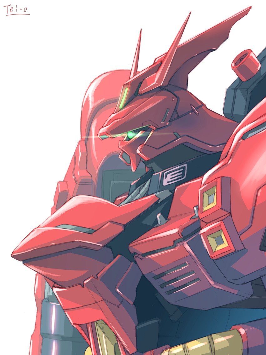 sazabi (gundam and 1 more) drawn by tei-o