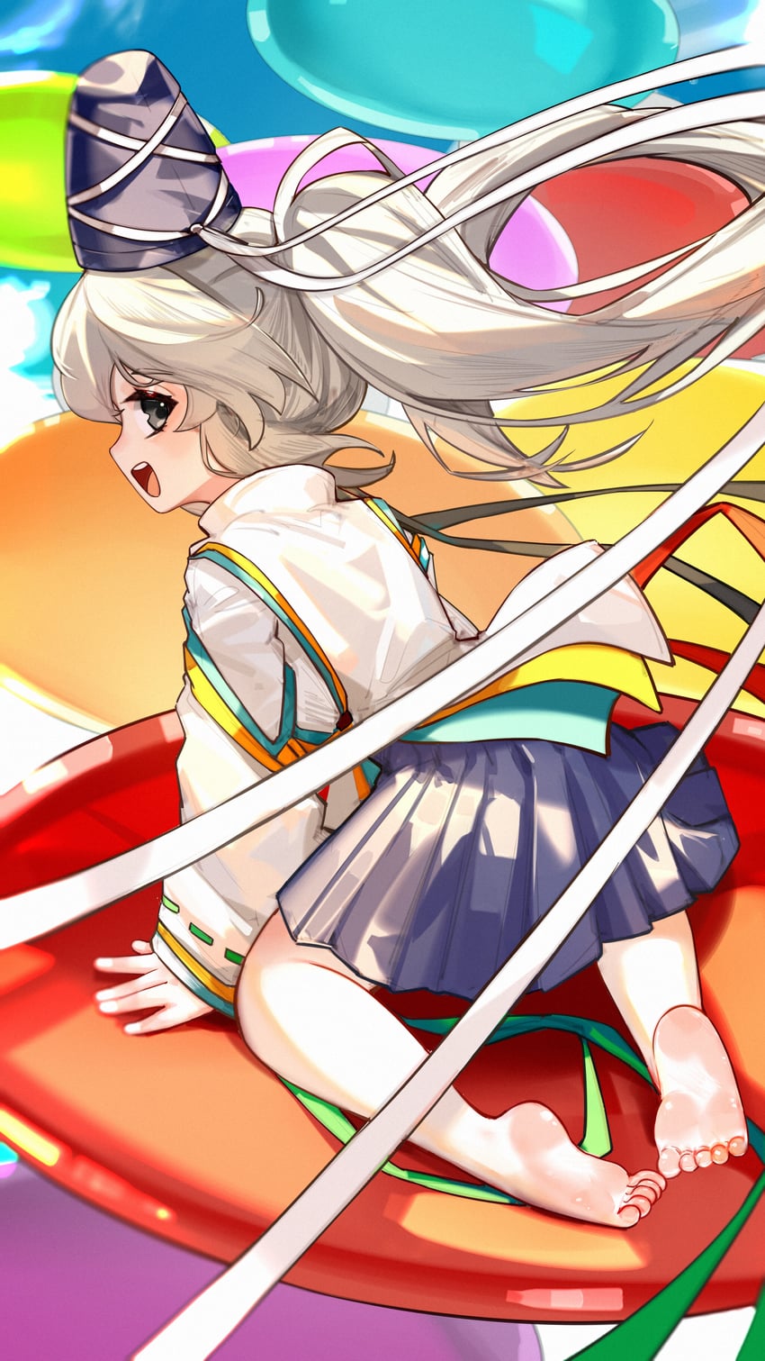 mononobe no futo (touhou) drawn by kourou_(kouroukun)