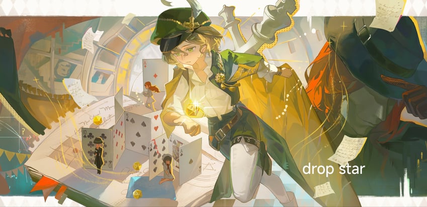 vertin, sonetto, recoleta, aleph, eagle, and 1 more (reverse:1999) drawn by yunxing_qiepian