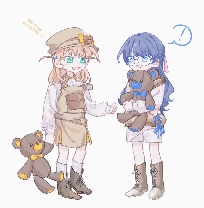 hinoshita kaho and murano sayaka (love live! and 1 more) drawn by hoshiji