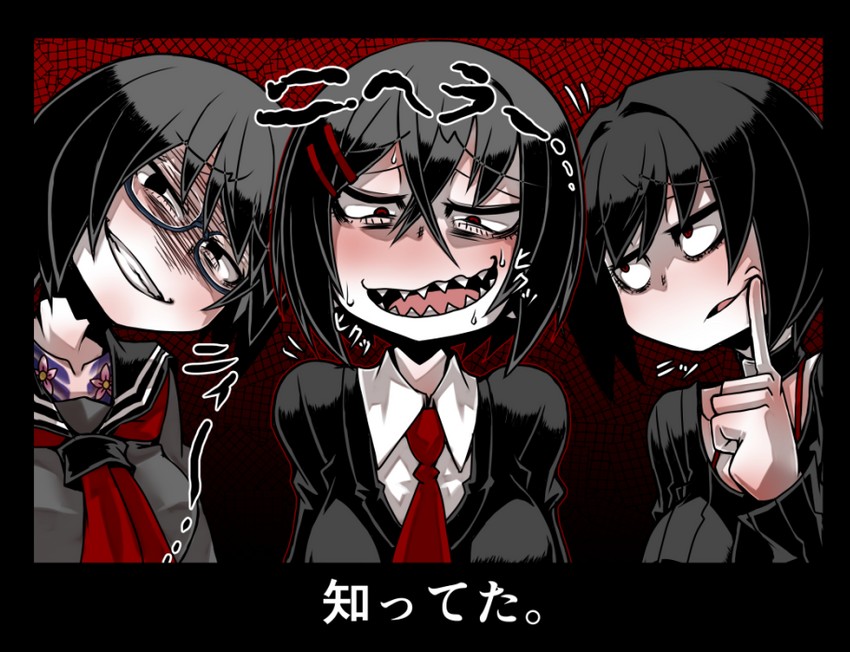 thistle, retsu, and utsugi (original) drawn by ayame_hashinimasen