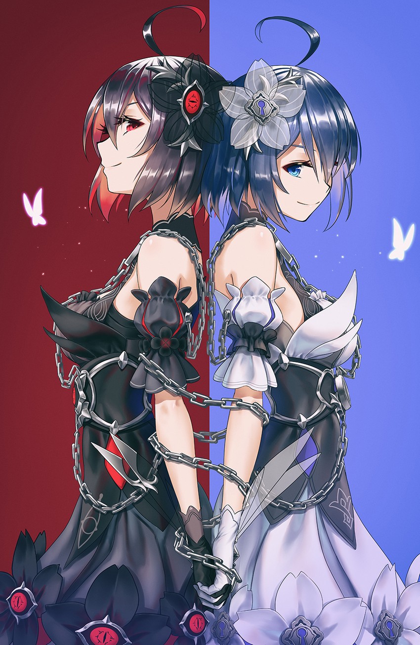 seele vollerei and seele (honkai and 1 more) drawn by gotointhepark