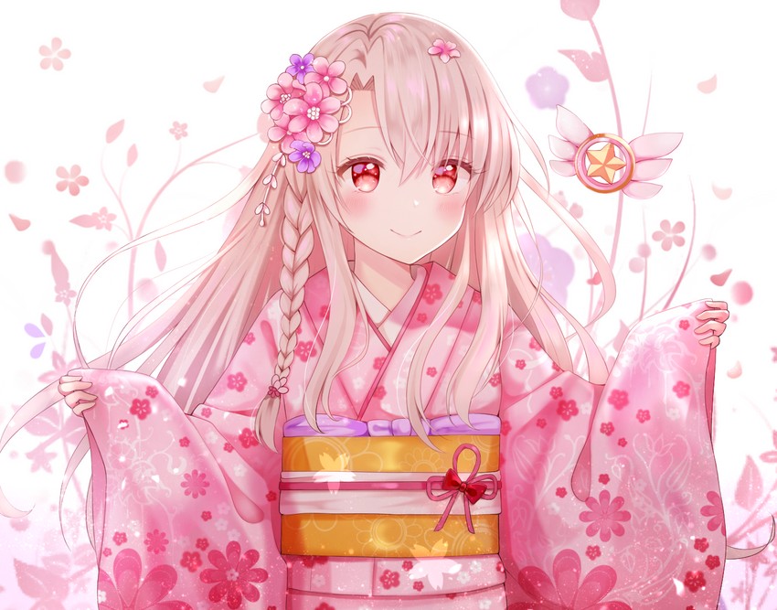 illyasviel von einzbern and magical ruby (fate and 1 more) drawn by nasii