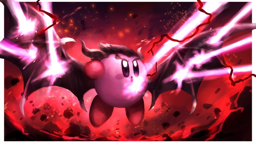 kirby, mishima kazuya, and devil (kirby and 2 more) drawn by shiburingaru
