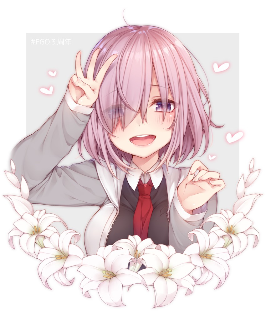 mash kyrielight (fate and 1 more) drawn by ripu_(sherypton)