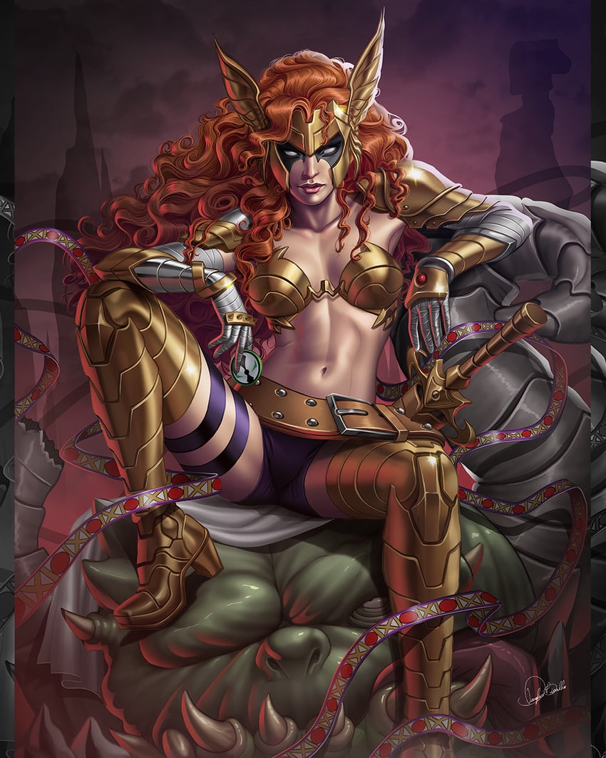 angela (marvel) drawn by douglas_bicalho