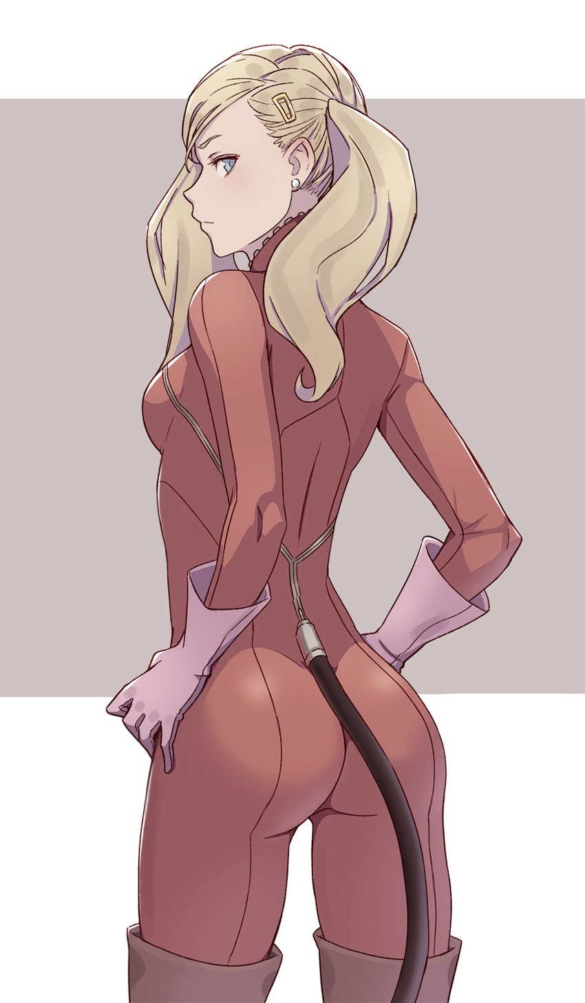takamaki anne and panther (persona and 1 more) drawn by cheshirrr
