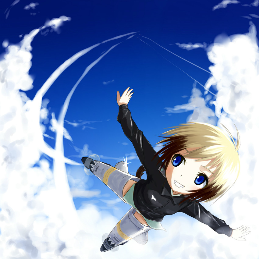erica hartmann (world witches series and 1 more) drawn by catocala