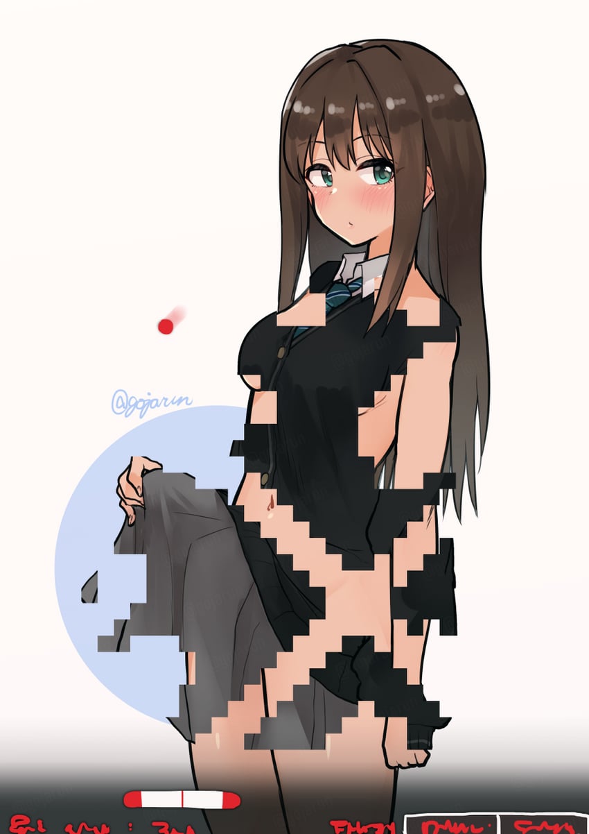 shibuya rin (idolmaster and 1 more) drawn by gojarun