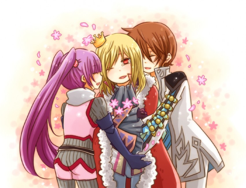 sophie, asbel lhant, and richard (tales of and 1 more) drawn by natsuki_(zaqsd)