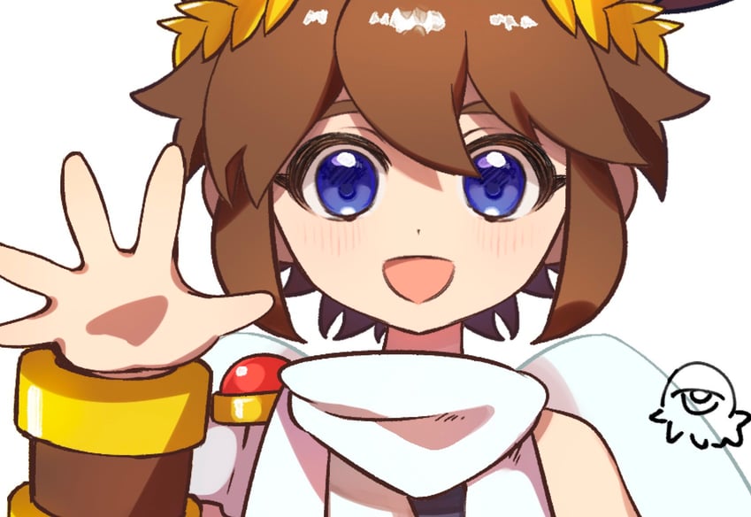 pit and monoeye (kid icarus and 1 more) drawn by ko_iwari_ngo