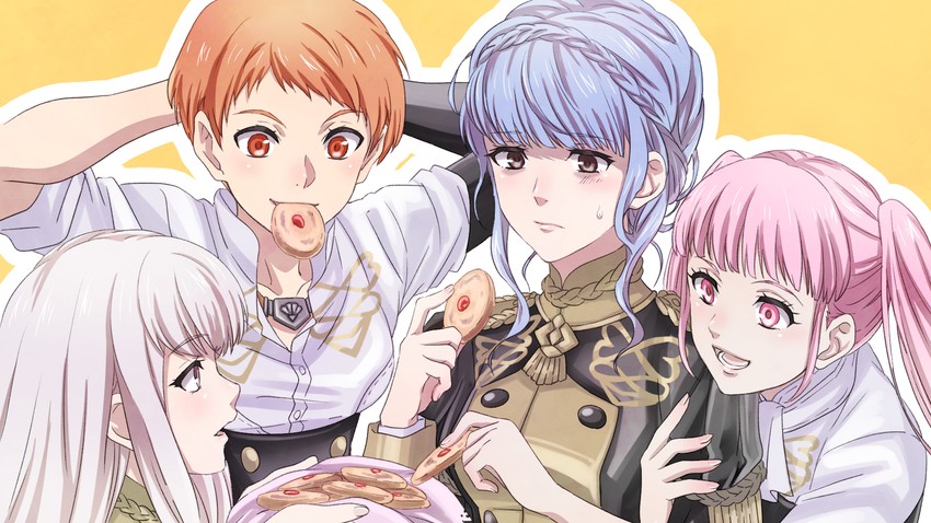 hilda valentine goneril, lysithea von ordelia, marianne von edmund, and leonie pinelli (fire emblem and 1 more) drawn by kaji_(t69)