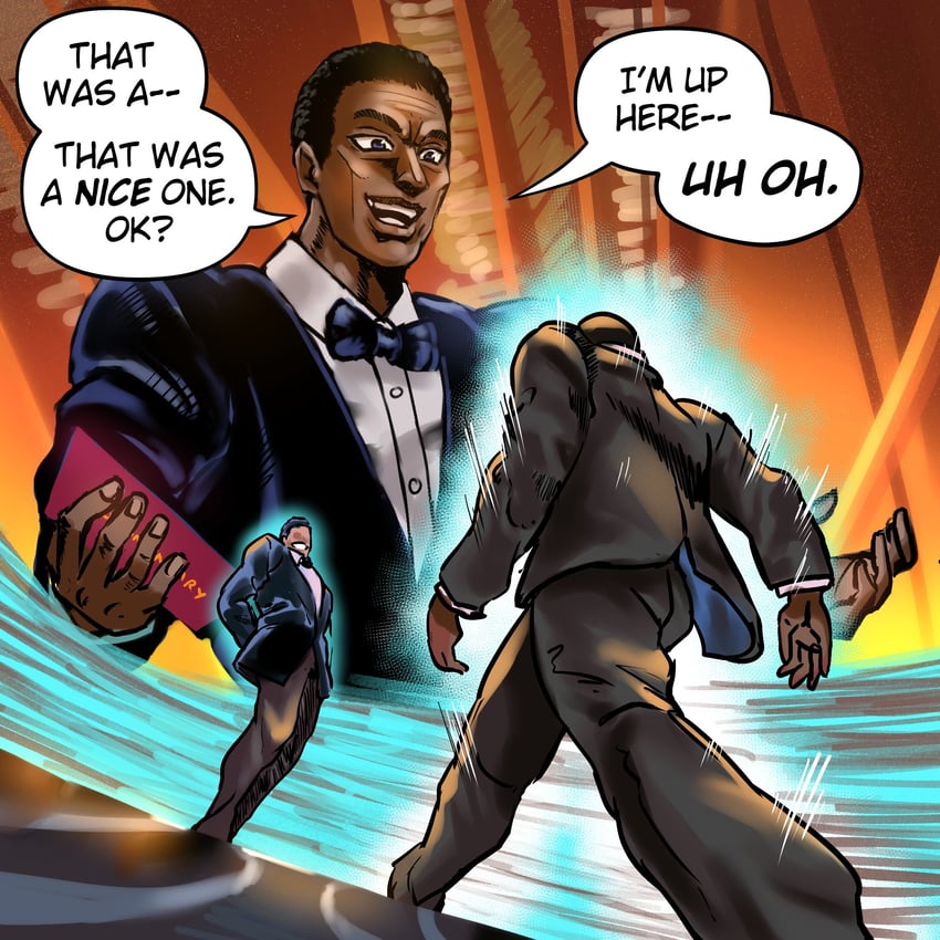 will smith and chris rock (jojo no kimyou na bouken and 3 more) drawn by merryweather