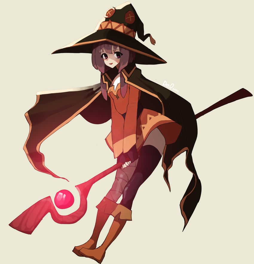 megumin (kono subarashii sekai ni shukufuku wo!) drawn by deo_artist