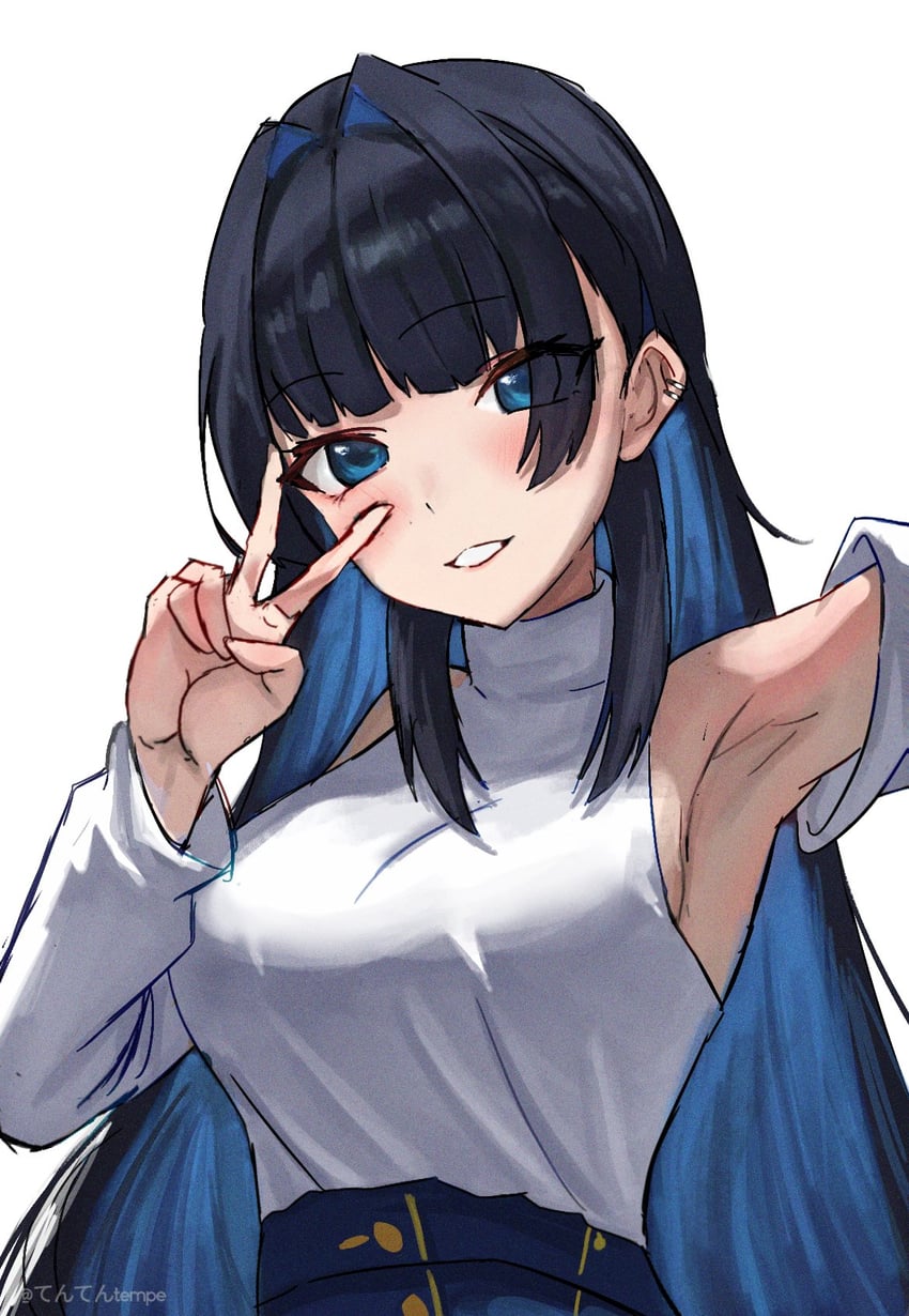 ouro kronii (hololive and 1 more) drawn by tententempe