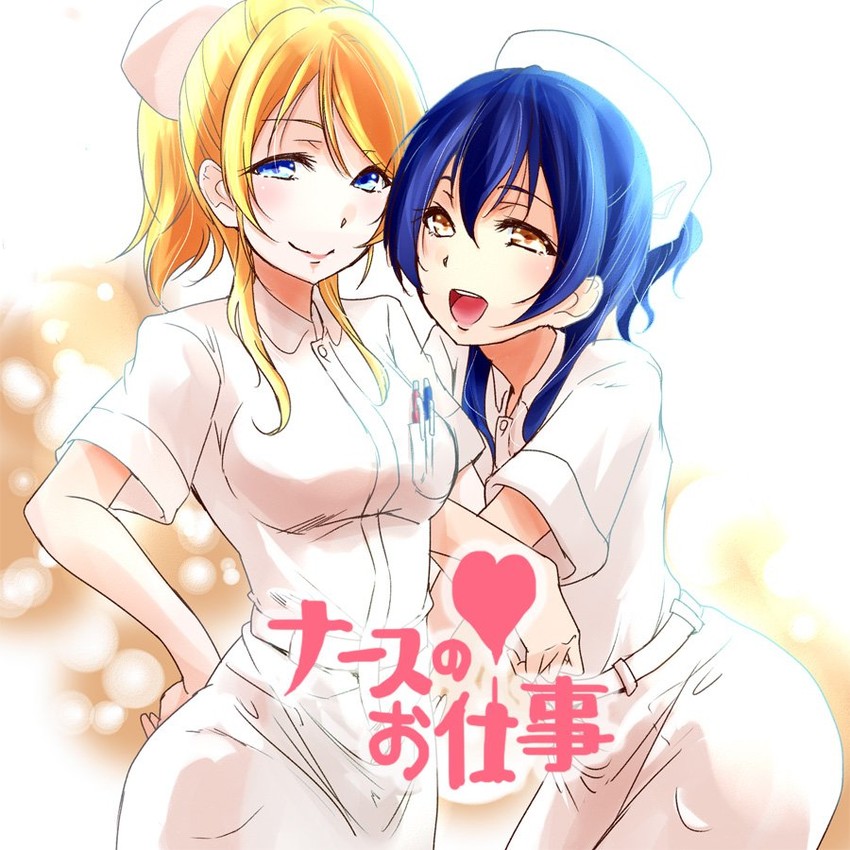 sonoda umi and ayase eli (love live! and 1 more) drawn by urutsu_sahari