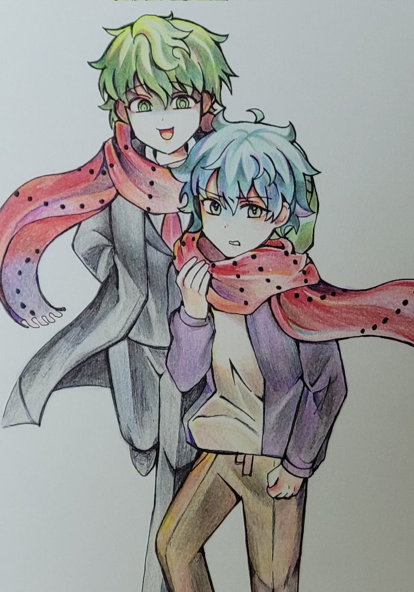 hiyori sou and midori (kimi ga shine) drawn by hori_14_1