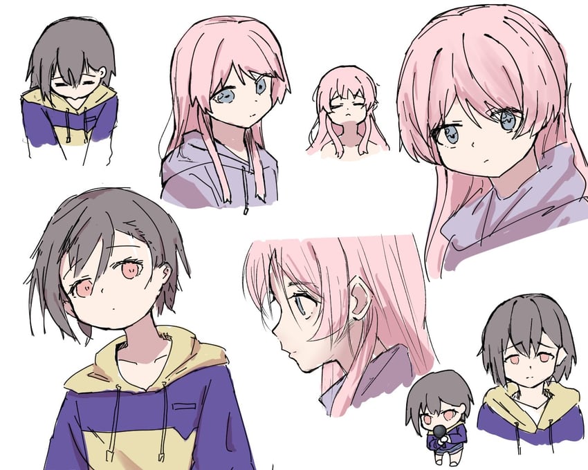 chihaya anon and takamatsu tomori (bang dream! and 1 more) drawn by yanyutong64
