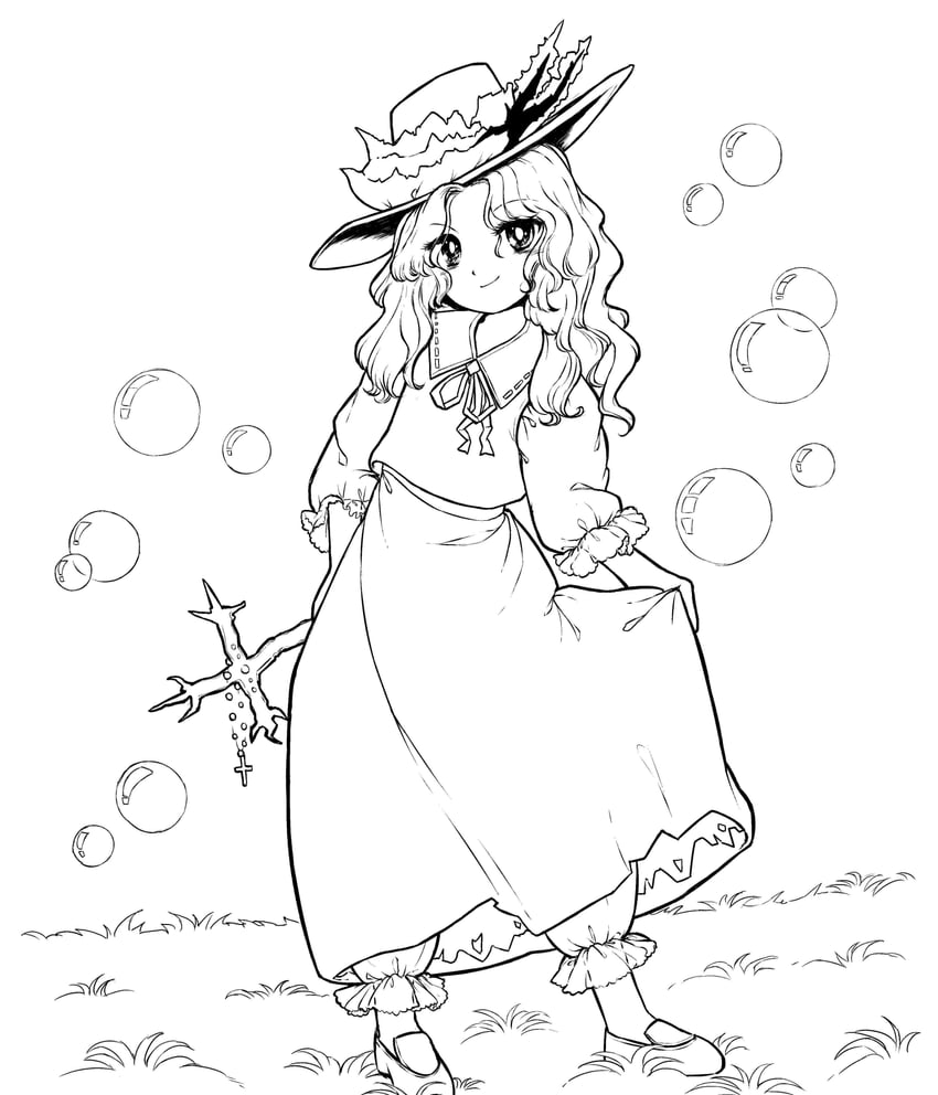 jacket girl (touhou and 2 more) drawn by yatyou