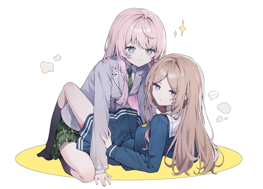 chihaya anon and nagasaki soyo (bang dream! and 1 more) drawn by maidcode1023