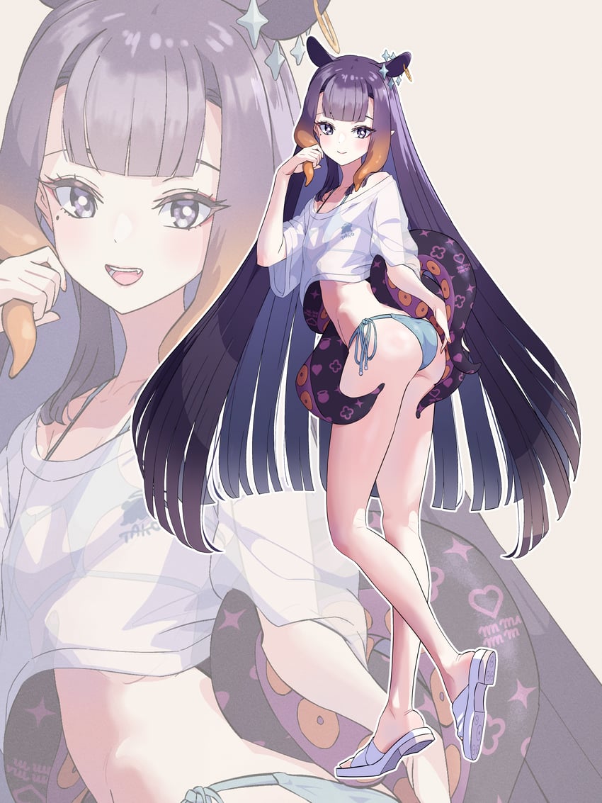 ninomae ina'nis (hololive and 1 more) drawn by fueppu