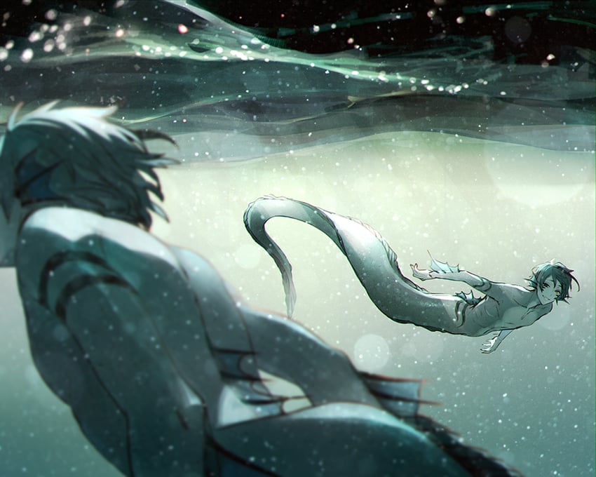 floyd leech and jade leech (twisted wonderland) drawn by rowya